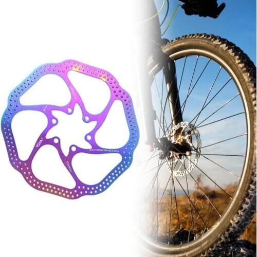 VXM HS1 160 mm 6-hole mountain bike hollow disc brake pads, free colorful screws, HS1 colorful hollow discs, brake discs