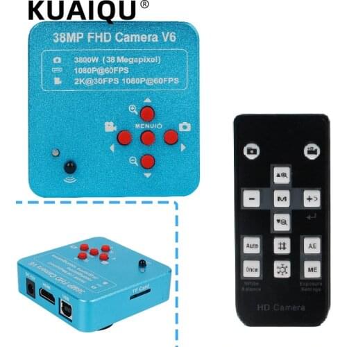 Industrial Digital Full HD 1080P 60FPS 38MP HDMI VGA Video Microscope Camera Biological Stereo C-mount Camera Soldering Repair