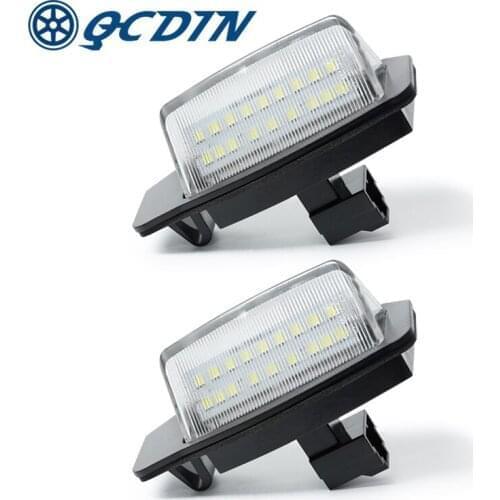 QCDIN 1 Pairs For Mitsubishi Outlander 12V White 6000K Car Signal Lamp Automotive Exterior Parts Accessories waterproof