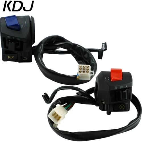 7/8'' 22mm Motorcycle Handle Bar Left and Right Switches Horn Turn Signal Headlight Electric Start Handlebar Controller Switch