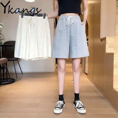 Solid Basic Pocket Summer Short Women High Waist Sport Korean Style Fashion Aesthetic Harajuku Classic Kpop Shorts Casual Female