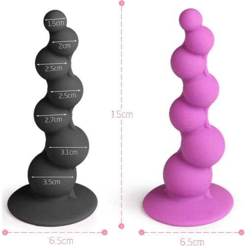 Silicone Butt Plug Anal Sex Toys For Adults Men Woman Gay Anal Beads Anus Expansion Stimulator Sex Product Erotic Intimate Goods