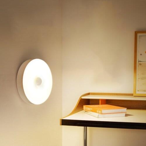 Led Cabinet Light Usb Rechargeable Motion Sensor Corridor Night Light With Magnet For Wardrobe Kitchen Bedroom Home Lighting