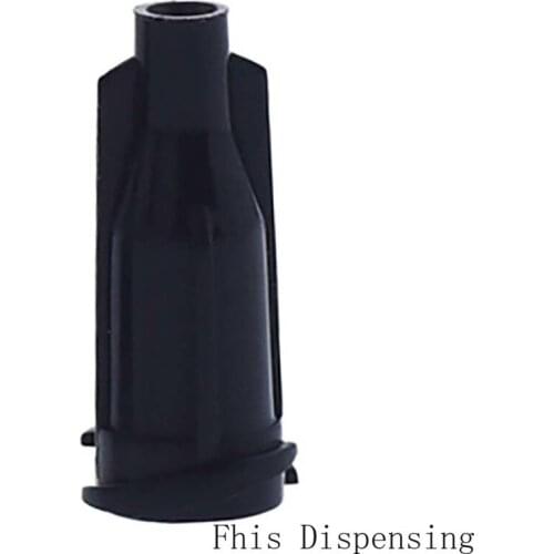 Pack of 1000 Glue Dispensing Syringe Tip Black Cap Hat