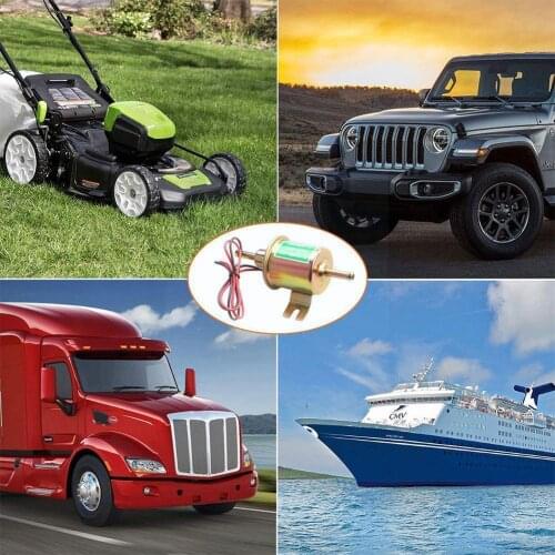 High Quality Copper Low Pressure Universal Petrol Electric Fuel For Car Motorcycle 3-6 24V ATV PSI 12V Gasoline Pump V9T8