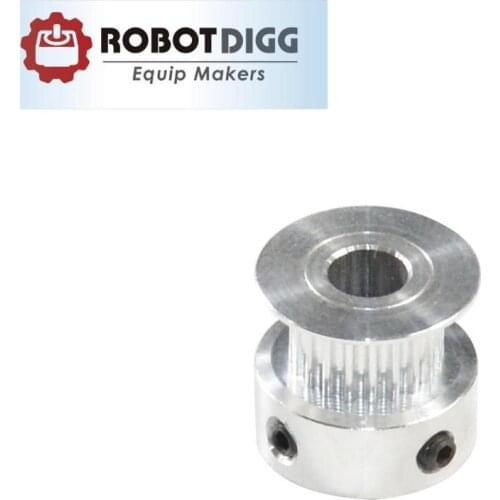 High quality GT2 Timing Pulley, 20 Teeth, 6.35mm Bore, for 6mm width belts