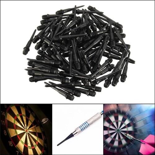 100 PCS Durable Soft Tip Points Needle Replacement Set For Electronic Dart Black Indoor Outdoor Entertainment Products