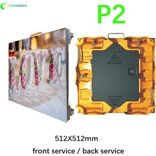 Aliexpress die casting cabinet 512x512mm for p2 p3.91 led matrix module, full color led module panel cabinet