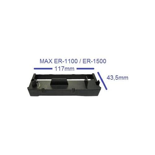 Compatible Time Clock Ribbon Max ER-1100 ER-1500 for MAX ER-1100 1500 2500 2600 2100 Black Dot Matrix Printer Ribbon Cartridge