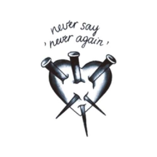 90MM×68MM never mention the net red tattoo stickers dark waterproof long-lasting tattoo stickers