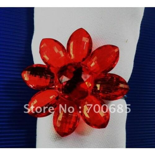 Aliexpress acrylic napking ring with polybag