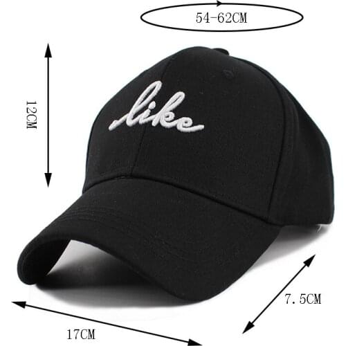 HLEISXI High Quality Fashion Adult Baseball Caps Women Letter Cap Adjustable Summer Hat Like Unisex Snapback Brand Polyester Hat