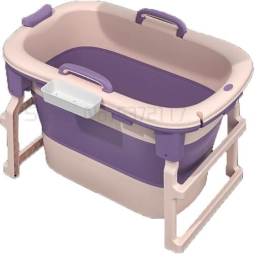 Bath barrel foldable bath barrel household full body thickened adult bathtub bath barrel bathtub