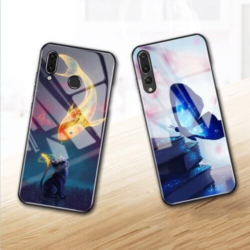 FinderCase for Huawei Mate 9 Case Stars Fish Tempered Glass Case for Huawei Mate 9 10 Pro P10 P20 Honor V9 V10 Play Nova 3e