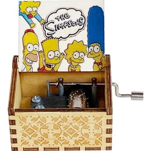 Wooden Music Box Christmas Gifts (Family/Friends/Gifts) Home Decoration Halloween New Year Gift Music Box