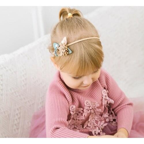 Kids Headwear Baby Girl Kawaii Accessories Elastic Nands For Girls Childrens Turban Flower Hair Scrunchie Girl For Babies