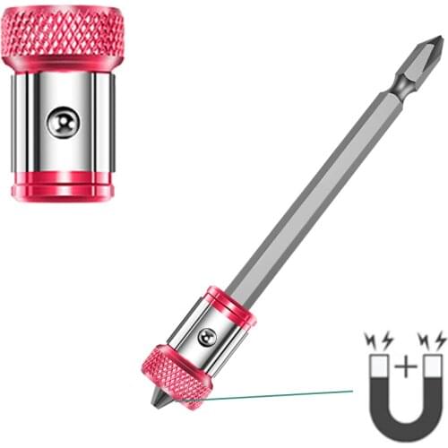 1/4" 6.35mm Anti-Corrosion Strong Magnetic Ring Electric Magnetizer Screwdriver Bit