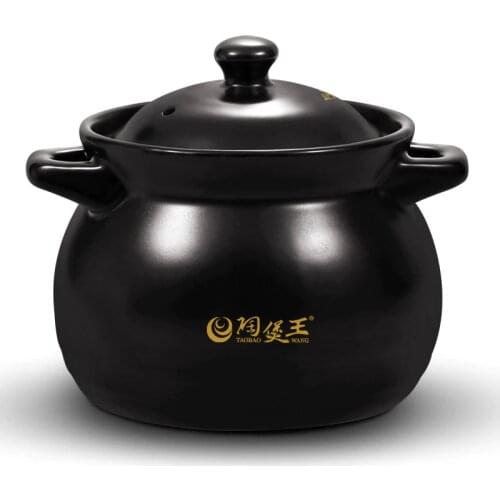 1L Enameled Mini Ceramic Soup Pots Stewing Pot Microwaveable Mini Casseroles Cocotte Ceramique Stewpot