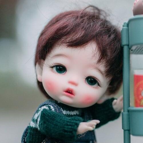 OB11 Doll Head Lodo with Makeup 1/12 1/8 BJD Doll Head Ball Joint Doll Head Doll Accessories