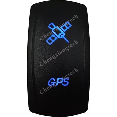 Depth Sounder Car Boat Blue Led Lasor 5 Pin Rocker Toggle Switch On Off 12v 24v Marine Grade for Carling Arb Narva 4x4 Car Boat