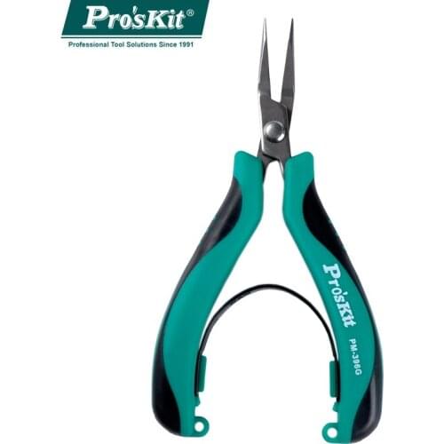 Proskit PM-396G 120mm Mini Needle-nose Pliers Steel Cutting Nippers Tool Fishing Pliers Electronic Pliers 100% Original Bent