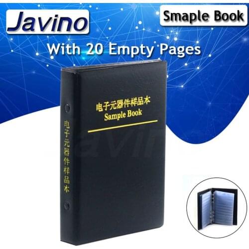 Resistor Capacitor Inductor IC SMD Components Empty Sample Book For 0402/0603/0805/1206 Electronic Component with20 Empty Pages