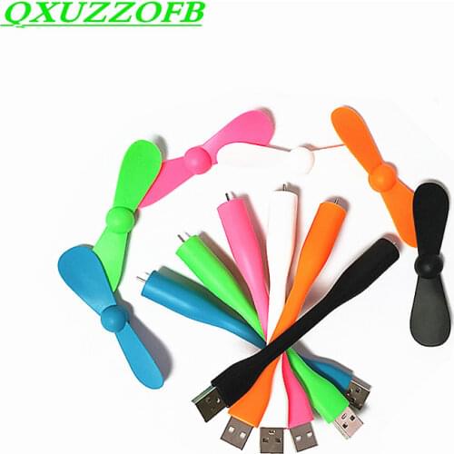 2PCS Colorful small usb fan PVC for all Power Supply laptop USB gadgets dropship wholesales stock offer cheaper