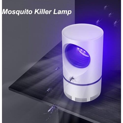 LED Trap Mosquito Killer Lamp Bug Zapper Electric USB Charging Summer Fly Swatter Trap Fly Insect UV Repellent Home Outdoor
