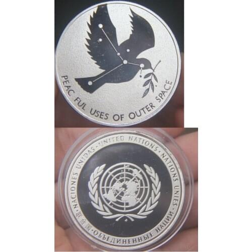 Un peace Plated Coin Commemorative Coin Badge Medal Collection Best Gift