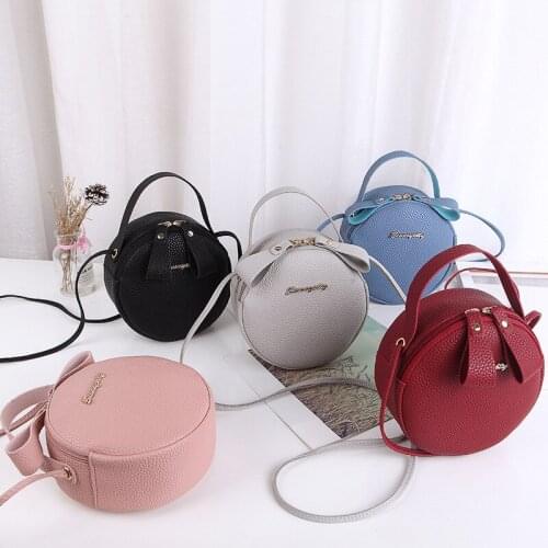 2021 New Shoulder Bag Korean Version of The Small Round Bag Mini Messenger Bag Ladies Handbag Shoulder Mobile Phone Bag