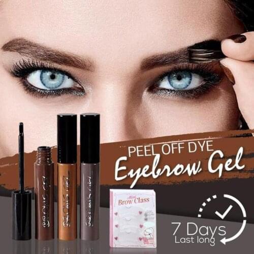 Peel-off Eyebrow Tattoo Tint Dye Water Resistant Long Lasting Brow Gel Eyebrow Cream MA