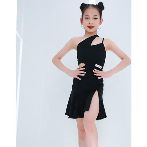 Latin Dance Clothes Girls Sling Practice Dress Rumba Cha Cha Tango Samba Salsa Ballroom Dance Stage Performance Dress DWY5743