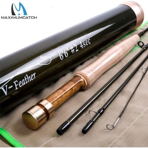 Maximumcatch Maxcatch Small Stream Creek Fly Fishing Rod 30T+36T SK Carbon Fiber Carbon Fiber Rod Tube 1/2/3wt 6'/6'6''/7'6