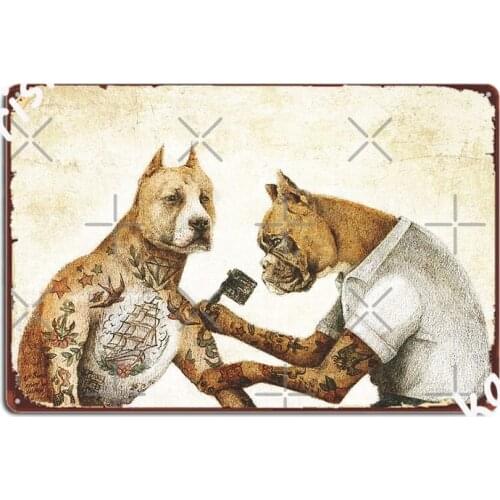 The Tattooist Metal Sign Poster Kitchen Designing Wall Mural Tin Sign Poster