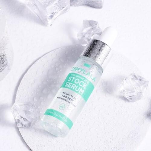 Eshylala Hyaluronic Acid Face Serum Anti-Aging Shrink Pore Whitening Moisturizing Essence Face Cream Dry Skin Care 15ml