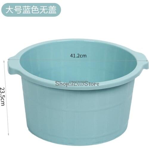 Foot Basin Foot Bucket Household Plastic Massage Foot Washing Artifact Over Insulation Foot Washing Bucket Leg Health Bucket Foo