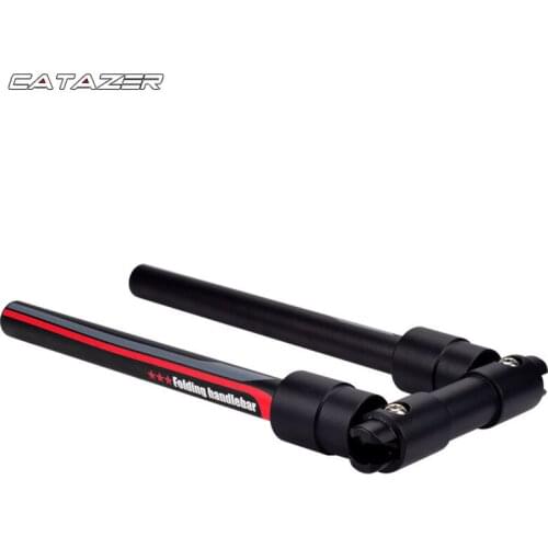 Bicycle Aluminum Alloy Folding Handlebar diameter31.8/25.4mm Quick Release Electric Scooter MTB Horizontal Handlebar