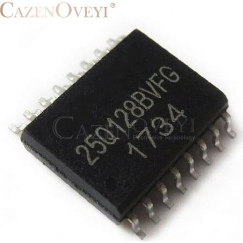 10pcs/lot W25Q128BVFG 25Q128BVFG 25Q128 SOP-16 128M X 1 SPI BUS SERIAL EEPROM In Stock