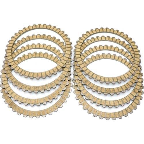 8pcs Motorcycle Friction Clutch Plates for Harley XL883 XLH883 Sportster 883 XL1200 XLH1200 X48 Dyna FLHT FXRS