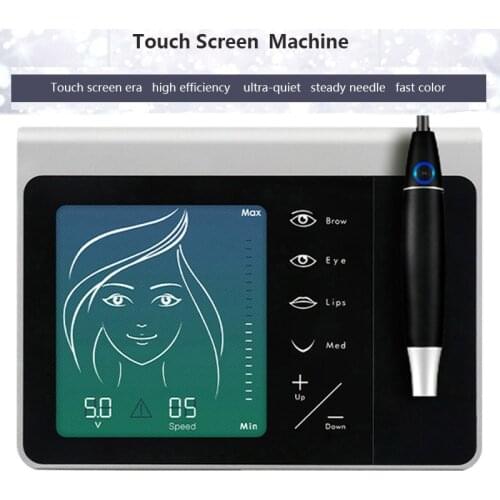New Charmer Princesses Permanent Makeup Machine Kit Eyebrow Lip Eyeline Machine With Microblading Pen MTS PMU System