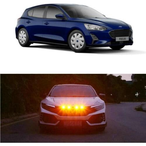 Car Accessories Grille Light Lamp For ford focus fiesta kuga mondeo ecosport ranger mustang raptor f150 B-MAX C-MAX COURIER