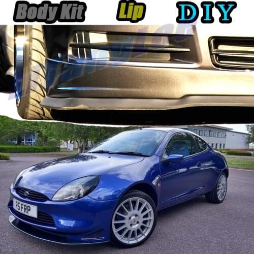 Car Bumper Lip Front Spoiler Skirt Deflector For Ford Puma 1997~2020 Tune Car Modified Body Kit VIP Hella Flush Lips
