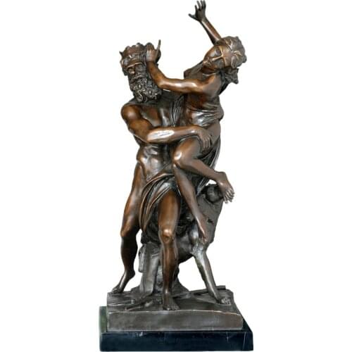Bronze Sculpture Pluto and Proserpina or The Rape of Proserpina Statue by Gian Lorenzo Bernini Replica Famous Classic Art Large