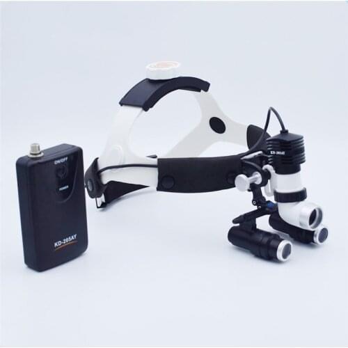 CE/FDA 4/5/6.0X Dental Loupes Binocular Magnifier+Surgical Medical Headlight 5WLED Headlamp HeadLight Lamp Plastic Surgery Pets