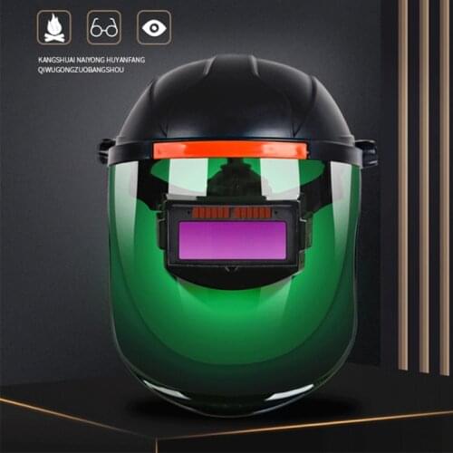 Electric Welding Mask Helmet Solar Automatic Darkening Range Flip Welding Protective Lens for Welding Machine Helmet Mask Tool