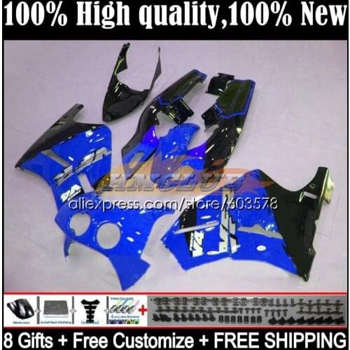 Body For HONDA VFR400 R V4 VFR400R 1989 1990 1991 1992 1993 35CL.106 RVF VFR 400 R RR CC NC30 89 90 91 92 93 Fairing glossy Blue