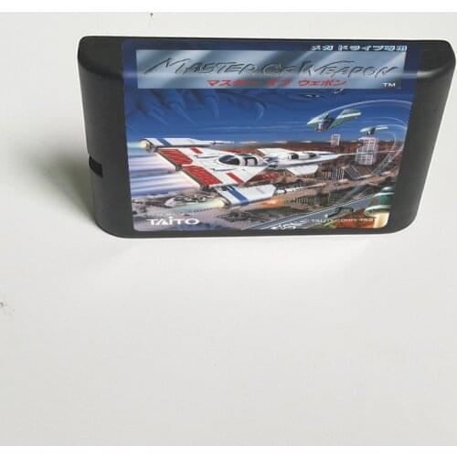 Master of Weapon - 16 Bit MD Game Card for Sega Megadrive Genesis Video Game Console Cartridge