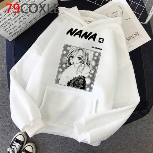 Nana Osaki hoodies women graphic 2021 hip hop streetwear female pullover printed printed