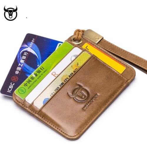 New Mens Multi-card Position Cowhide Leather Card Case Business Card Holder ID Bank Credit Card Cover