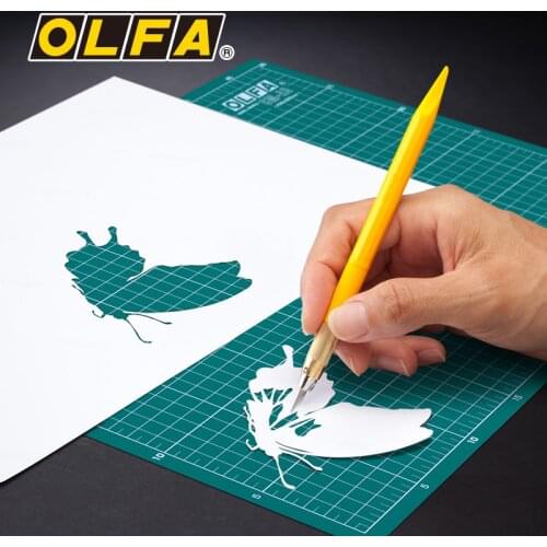OLFA Designer professionnel Art pen Knife with 30 Blades (AK-5) Paper cutting fixed blade